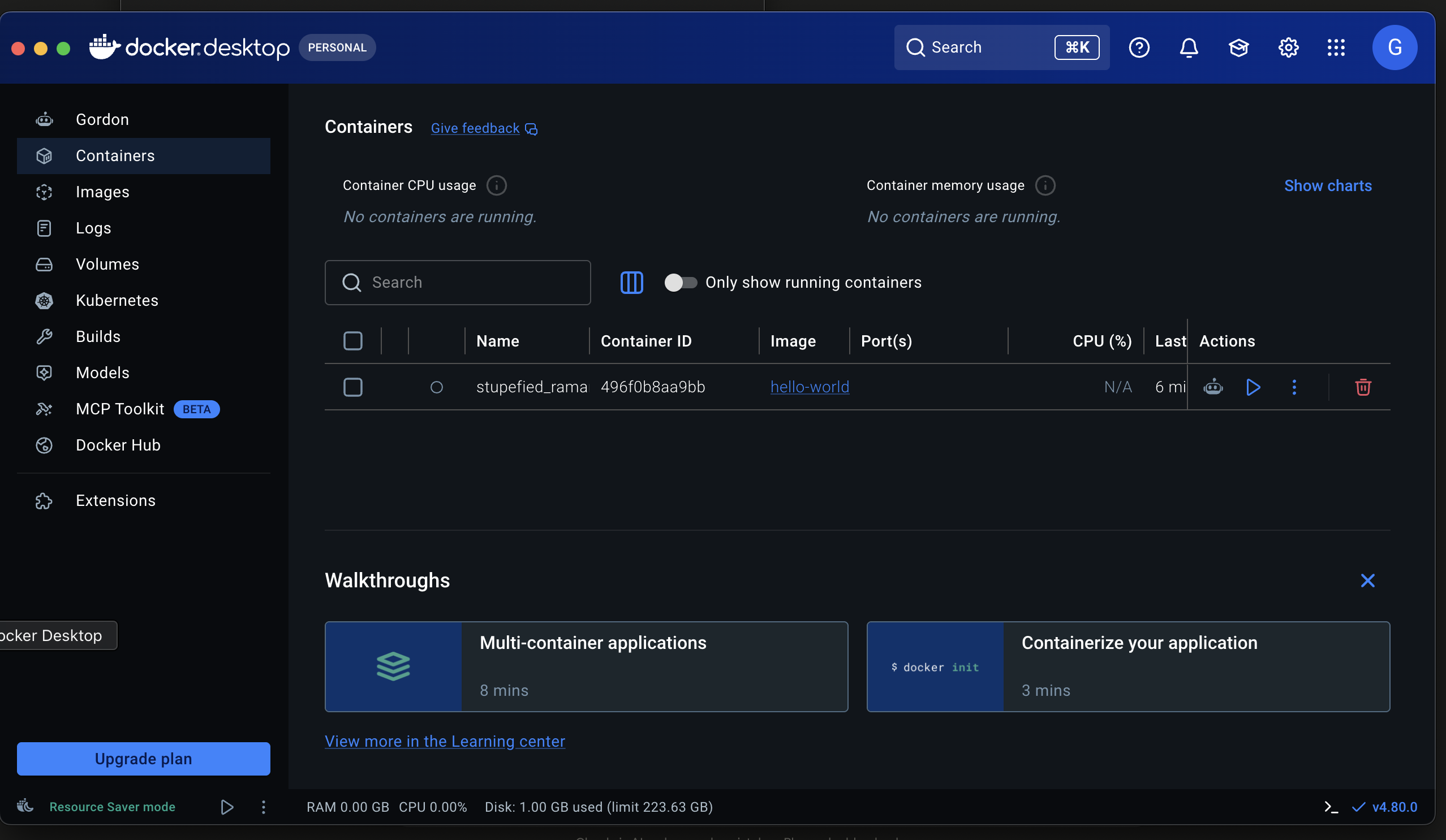 Docker demo