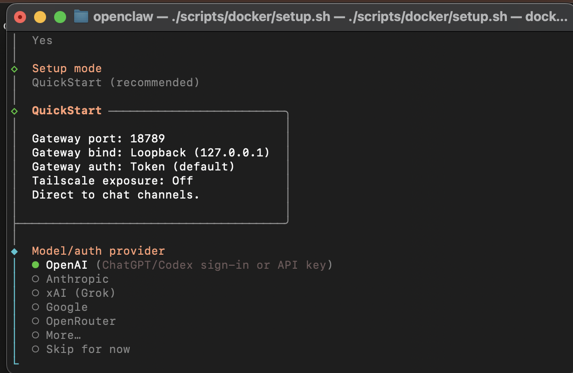 OpenClaw status