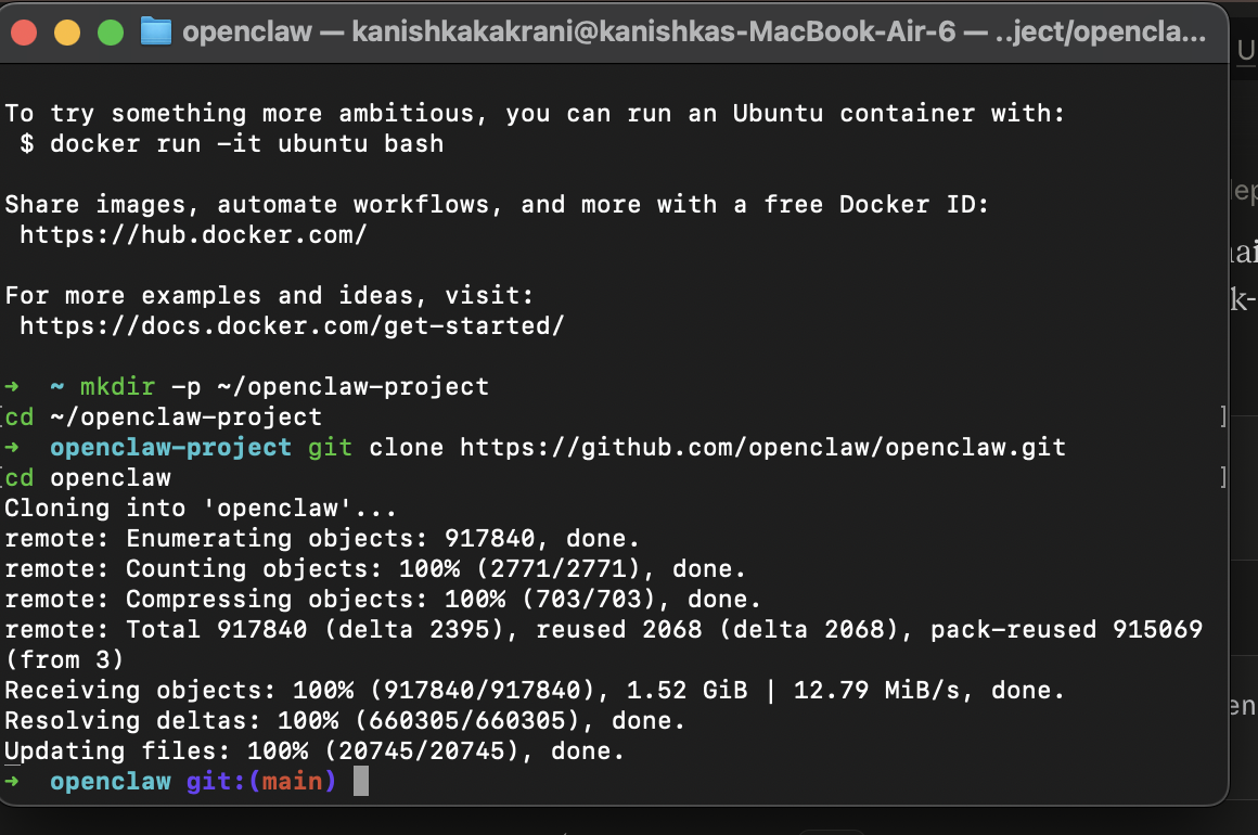 OpenClaw installation